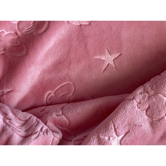 Dr. Seuss The Grinch Embossed Pink Throw Blanket Christmas 50 X 70" VIRAL NEW - Picture 14 of 14